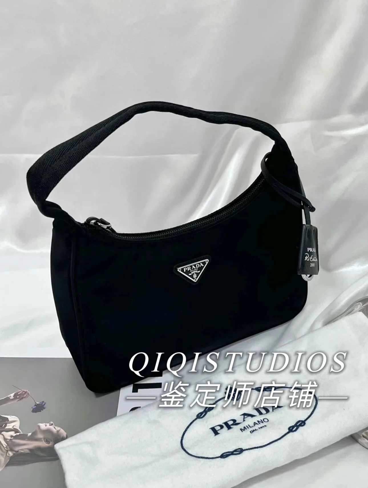 Pr*da Handbags Re-Edition 2000/2005 Hobo - 131514