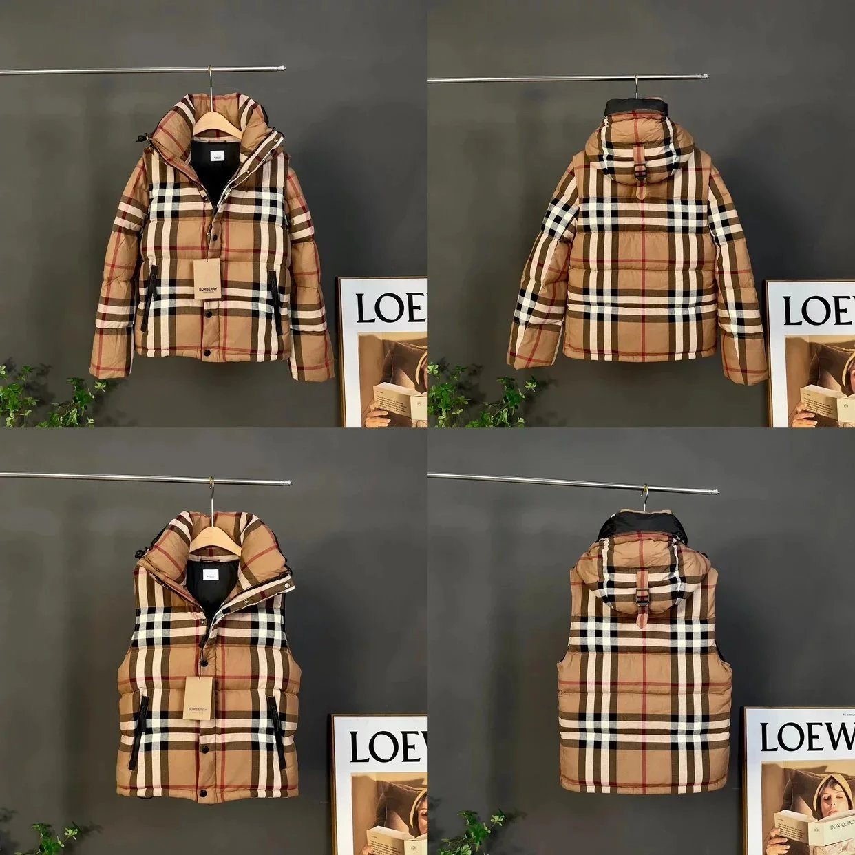 B*rberry Down Jacket Lover - 131792