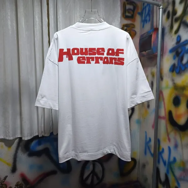 House of Errors Eye Graphic Oversized T-Shirt Blue - 13