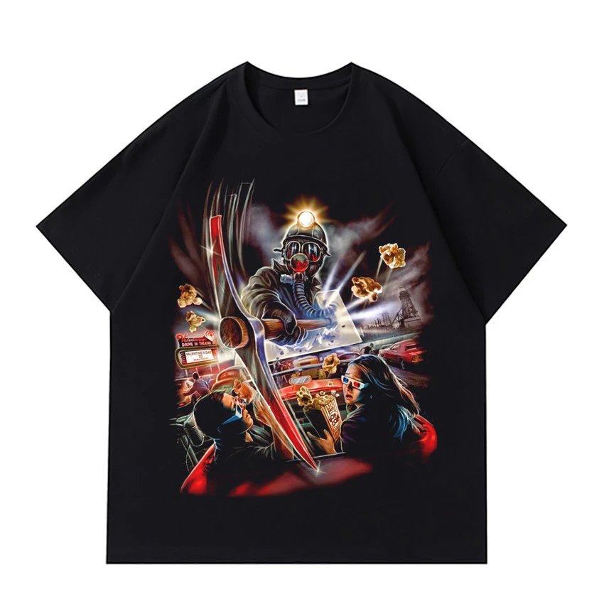 Design The Fog Horror Movie Poster Graphic T-Shirt Black - 16