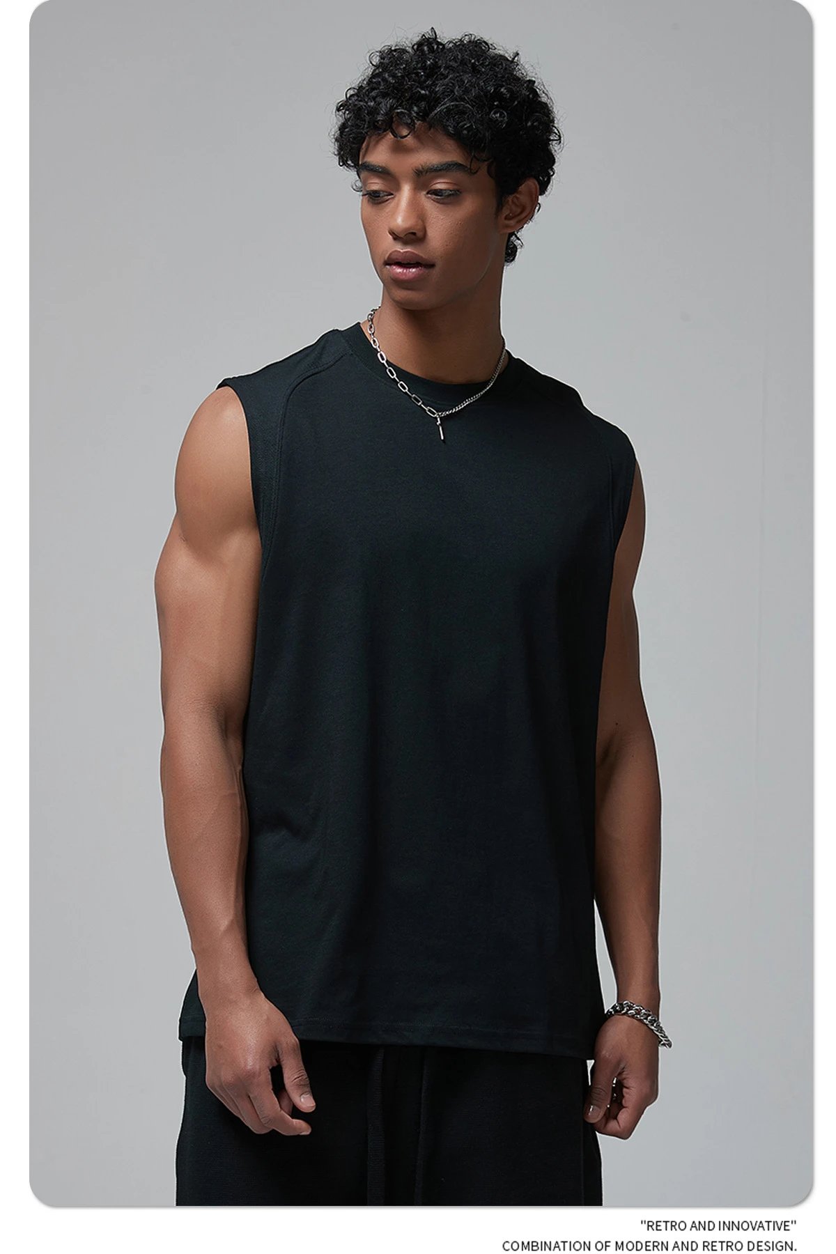Arte Artie Master 190G Cotton Sleeveless Vest White Vest Top - 40
