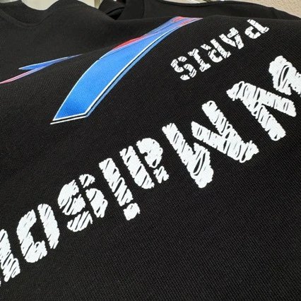 Maison Margiela Stava Jet Print Black T-Shirt - 8