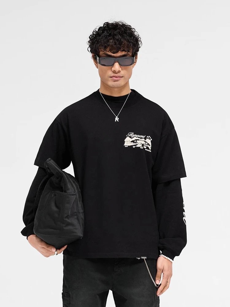 Represent Out Of The Ordinary Black Graphic T-Shirt - 8