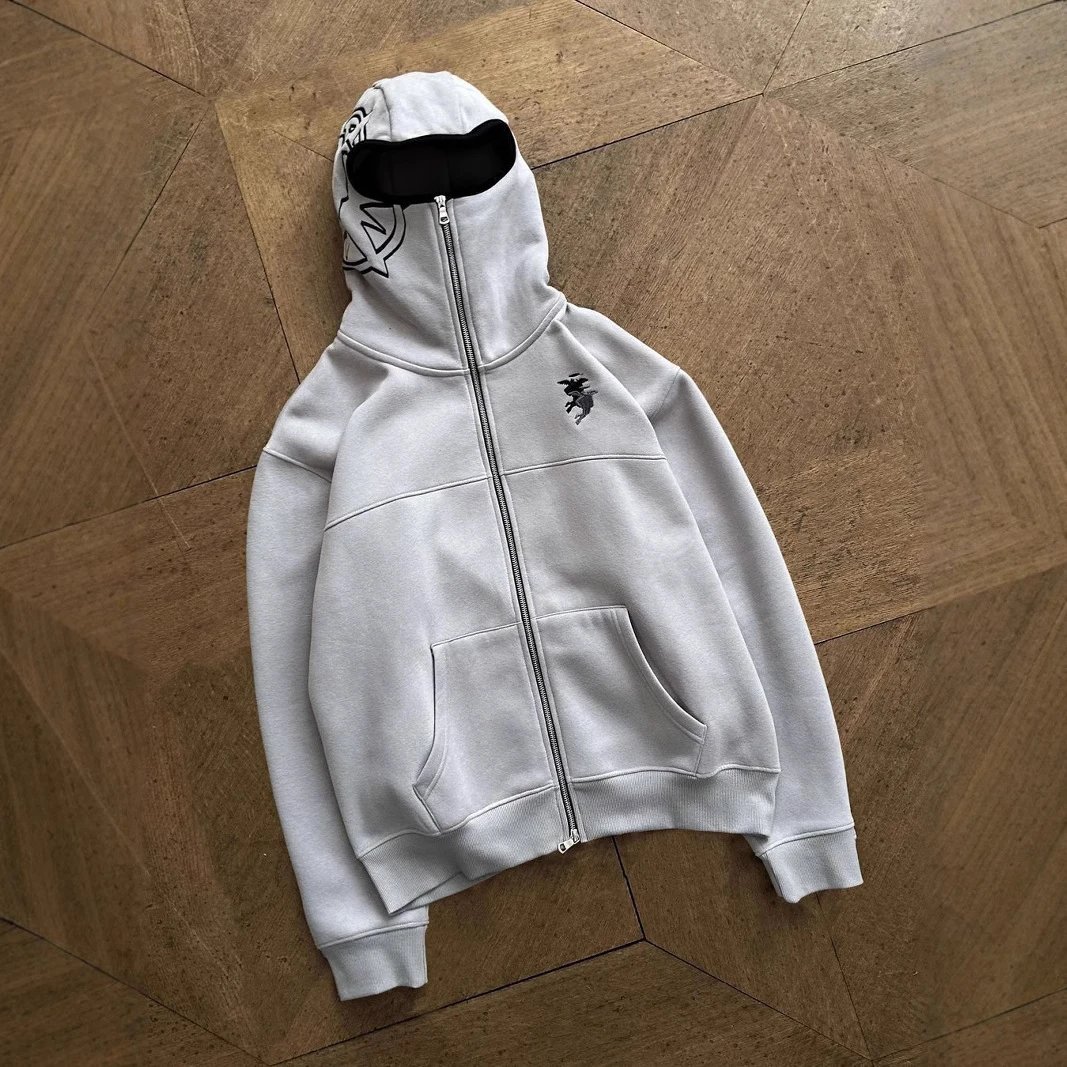 Y2K zipper up Hoodies - 132990