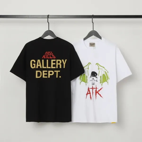 Gallery Dept Giraffe Lightning Black T-Shirt - 5