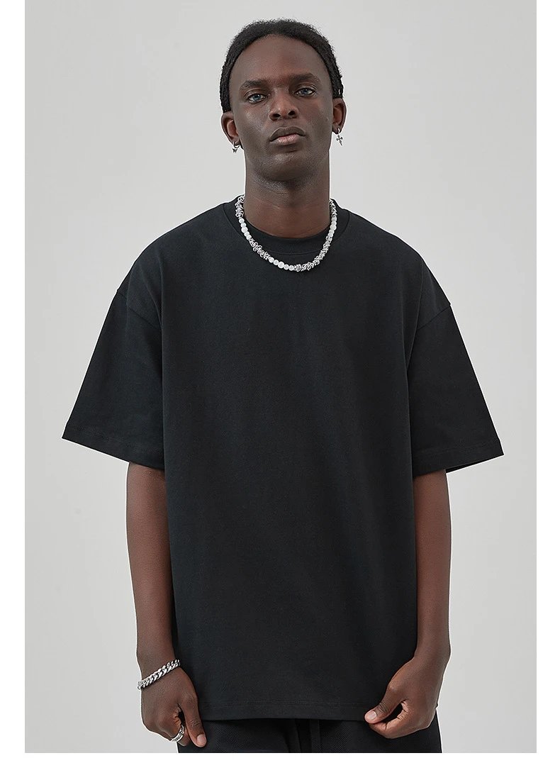 Arte Artie Master 385G Pure Cotton Oversized T-Shirt Dark Gray T-Shirts - 17