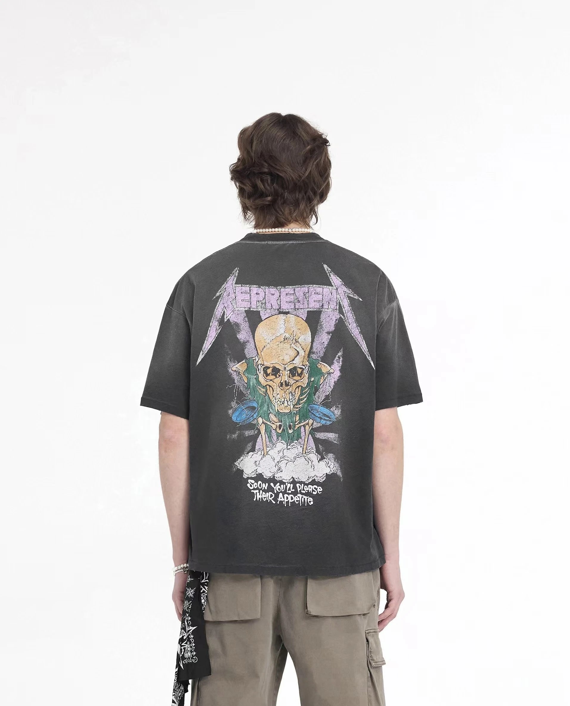 Metallica x Represent And Represent For All Graphic T-Shirt Black - 9