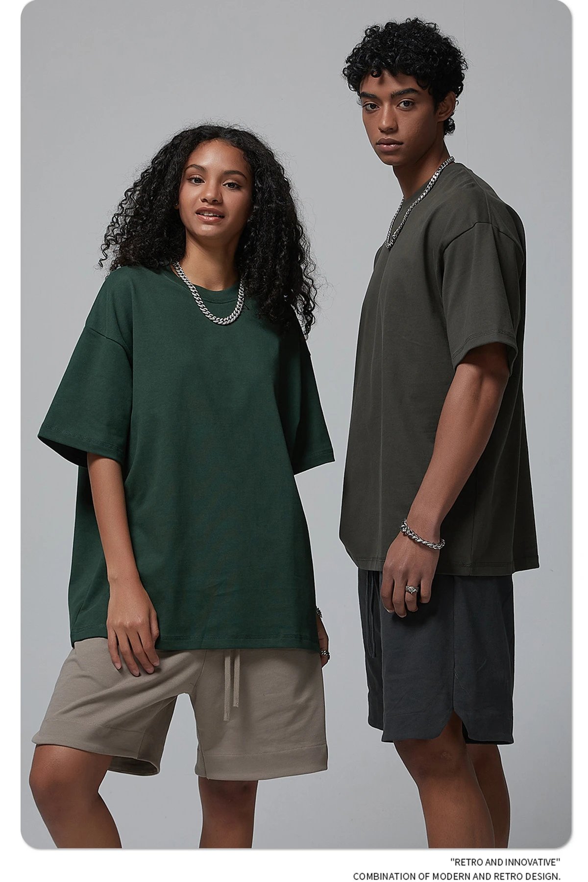 Arte Artie Master 385G Pure Cotton Oversized T-Shirt Dark Gray T-Shirts - 67