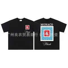 Design Monaco T-Shirt Black T-Shirts - 1