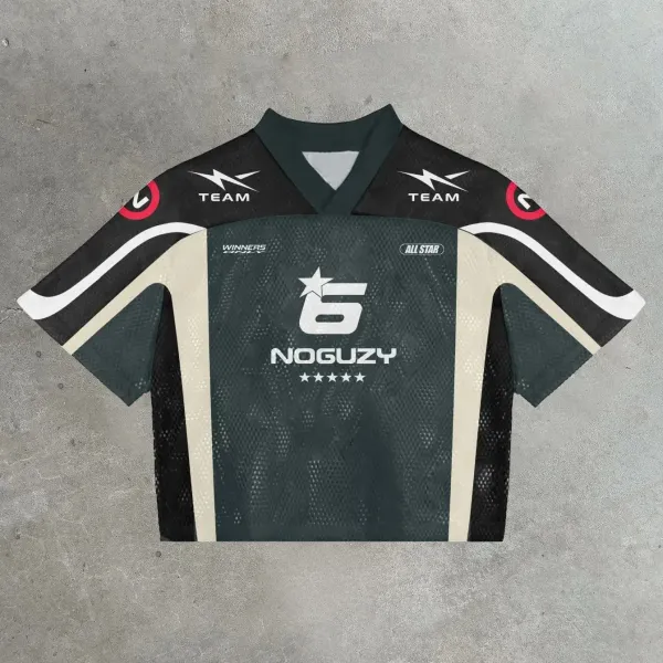 NGZ Sport Team 53 Racing Jersey Black-Red-White - 44