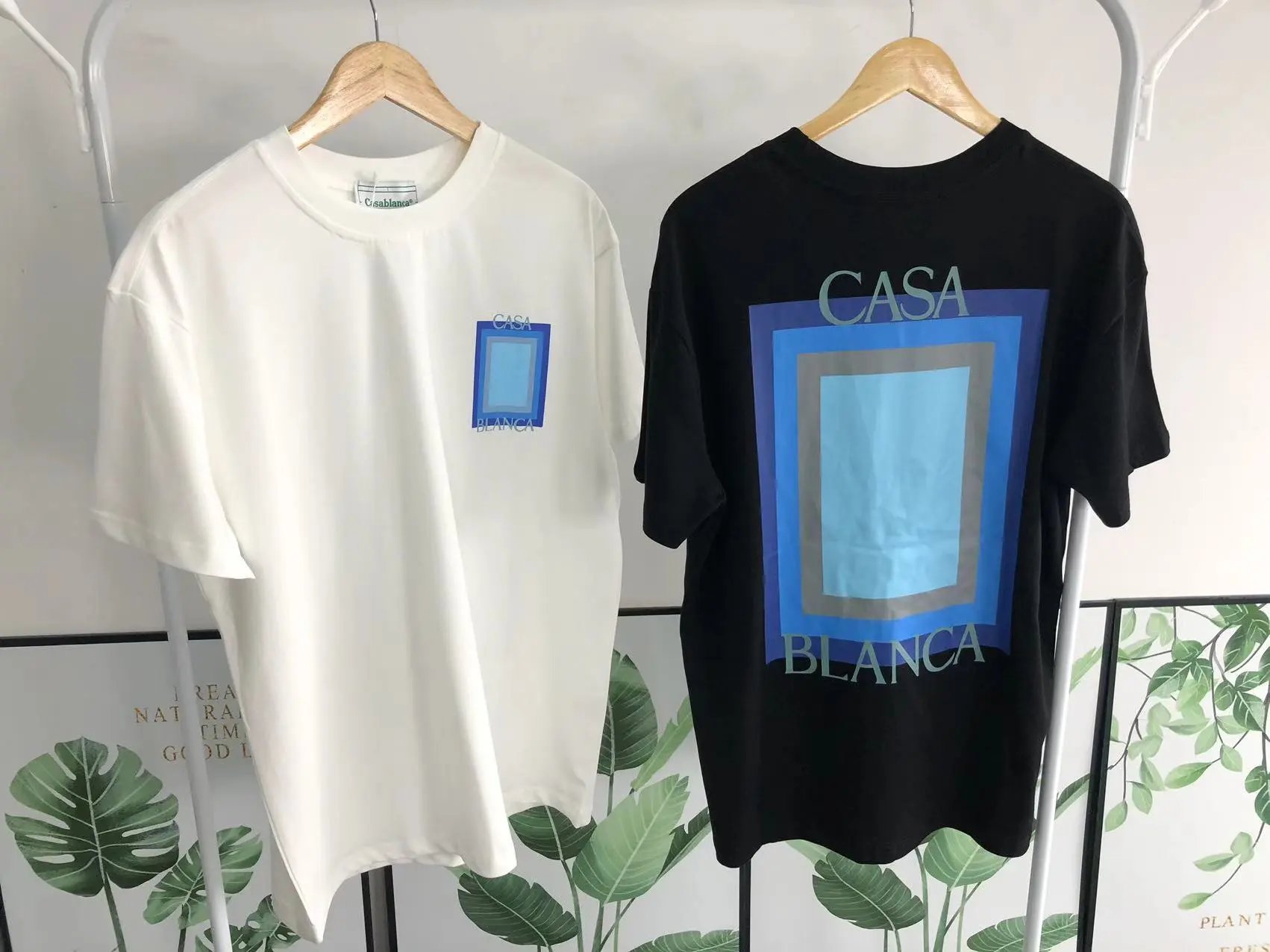 Casablanca Casa Blanca Graphic T-Shirt White and Black - 5