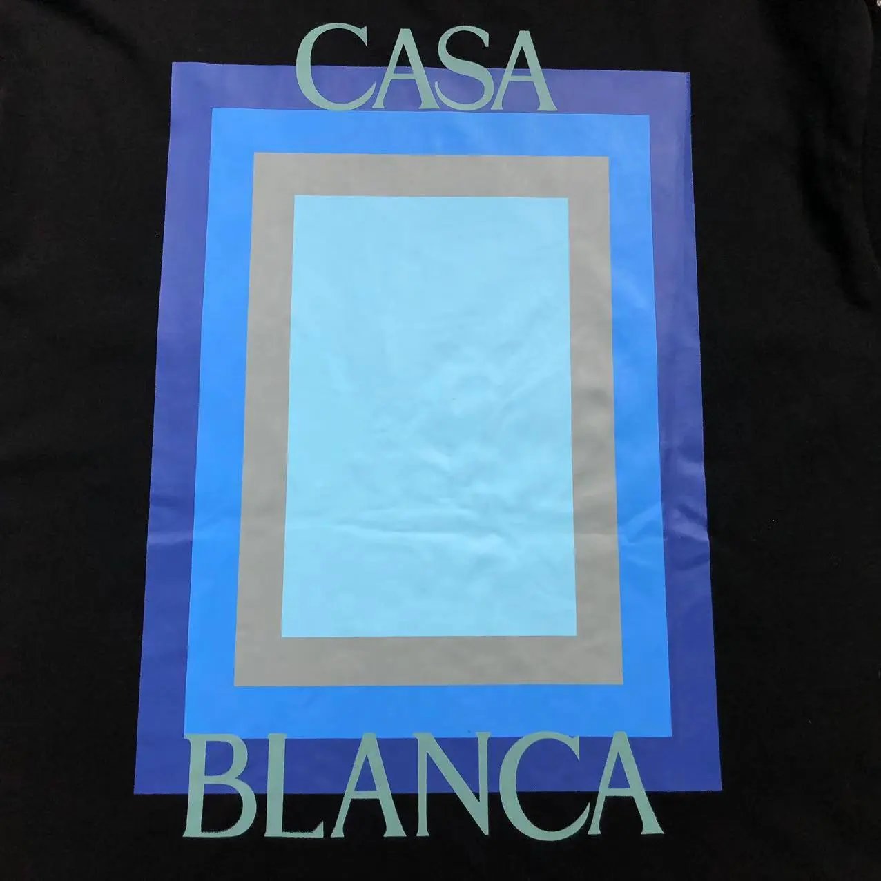 Casablanca Casa Blanca Graphic T-Shirt White and Black - 9