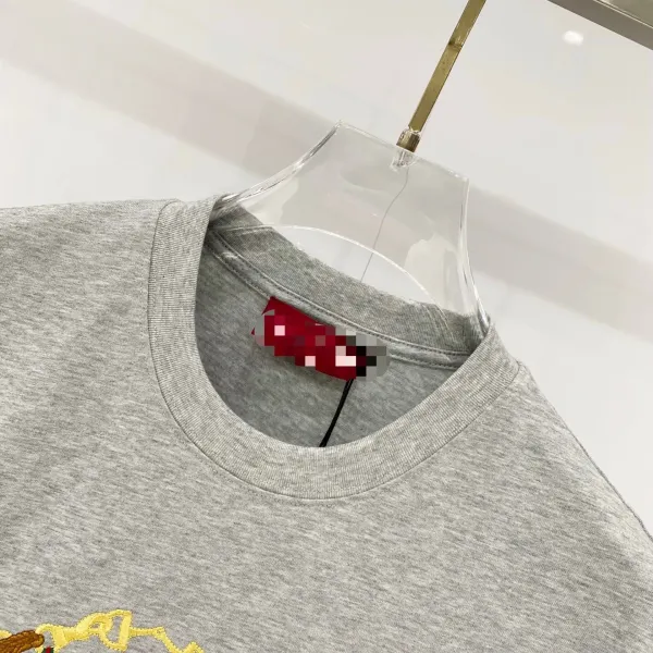 Gucci Floral GG Logo Print Cream T-Shirt - 4