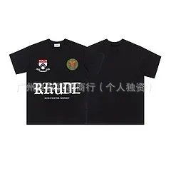 Rhude Reude Black T-Shirt - 1