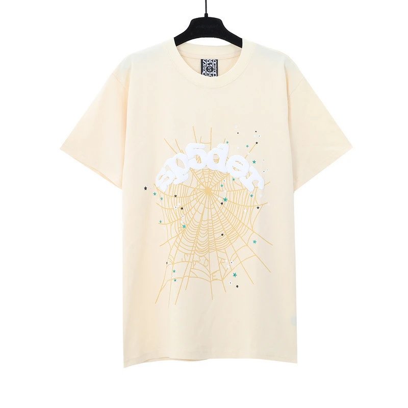 SP5DER Spider Web Graphic T-Shirt Black - 21