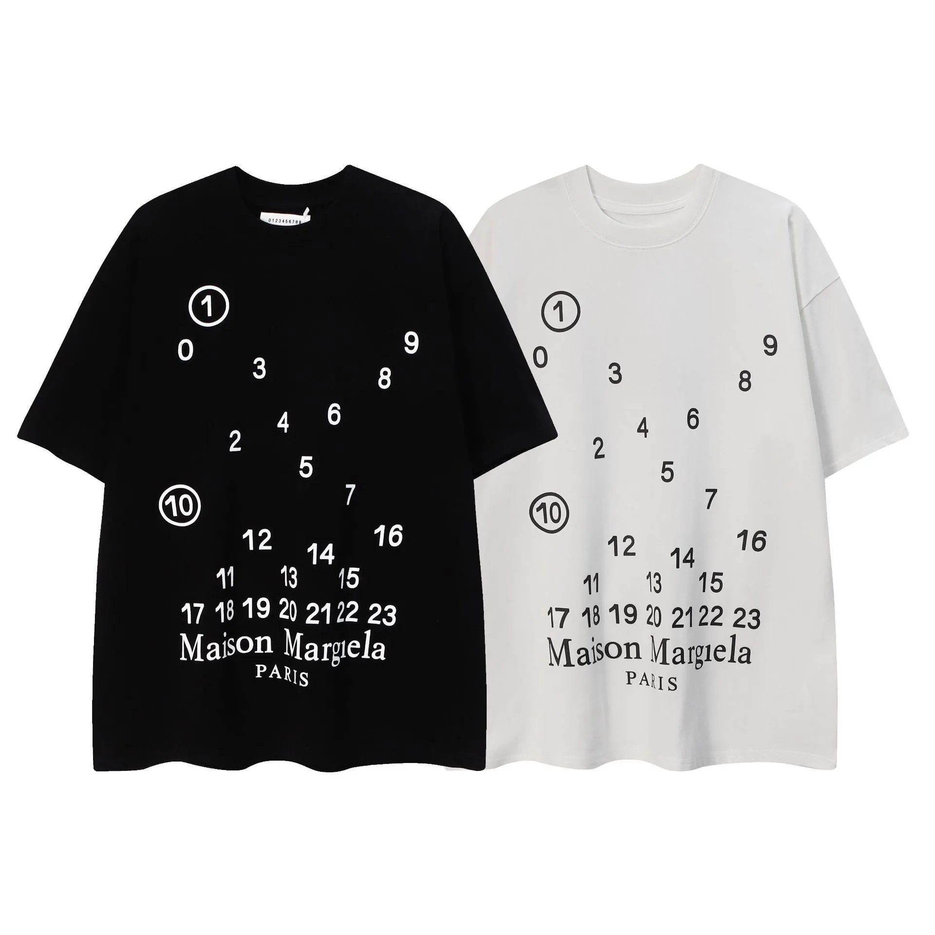 Maison Margiela Numbered Patch T-Shirt Black - 21
