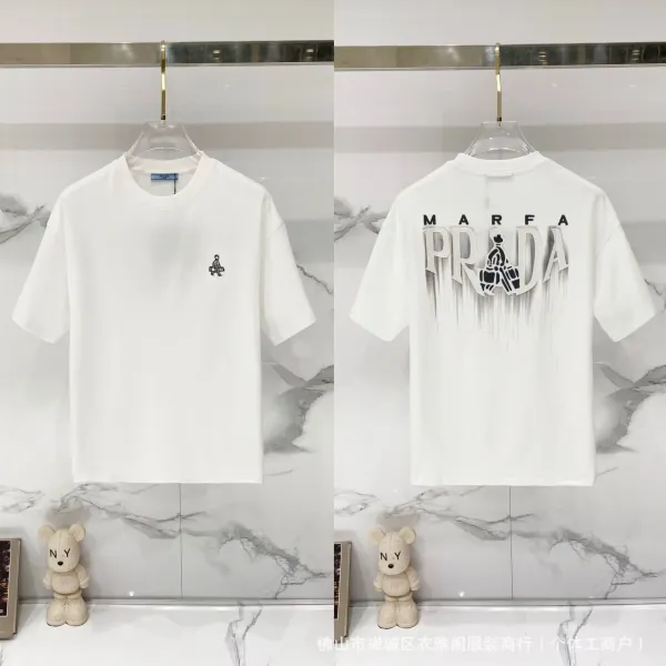 Prada Pocket Detail T-Shirt White - 30