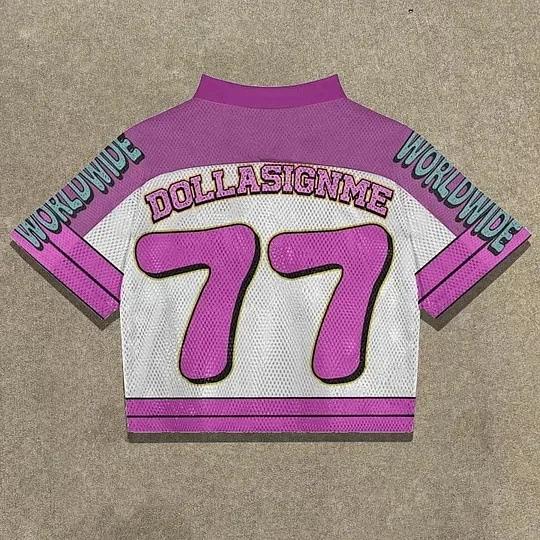 Unbranded Football Jerseys Mesh V-neck graphic jersey product detail image 20