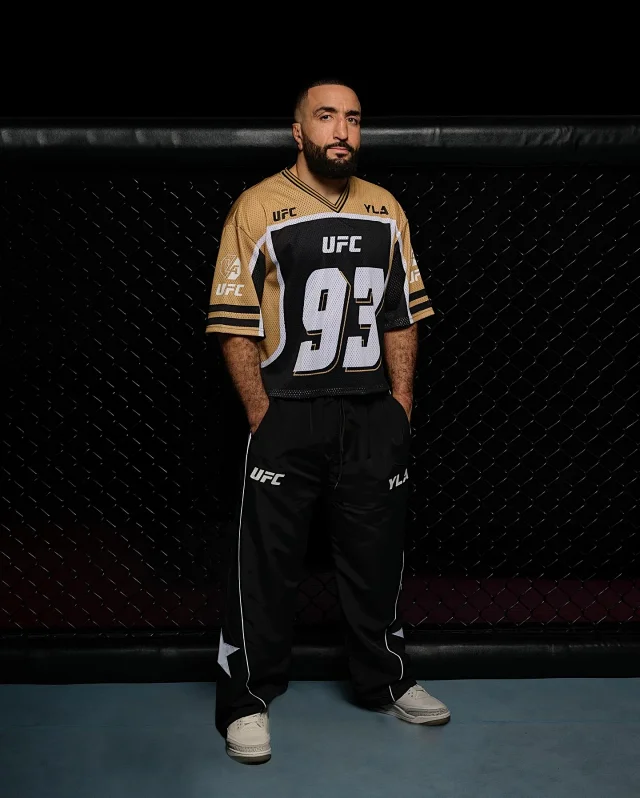 YoungLA T-Shirts UFC 93 Mesh V-Neck Jersey product detail image 12