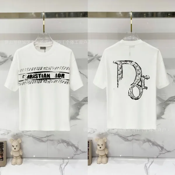 Dior x Christian Dior Couture Black Graphic T-Shirt - 22