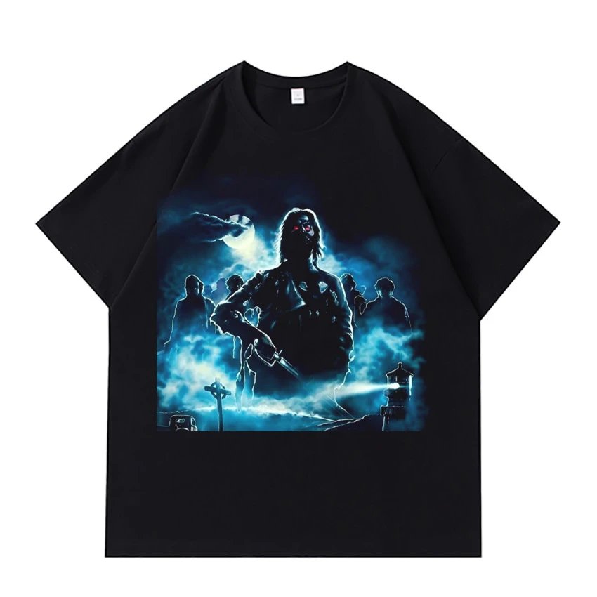 Design The Fog Horror Movie Poster Graphic T-Shirt Black - 12