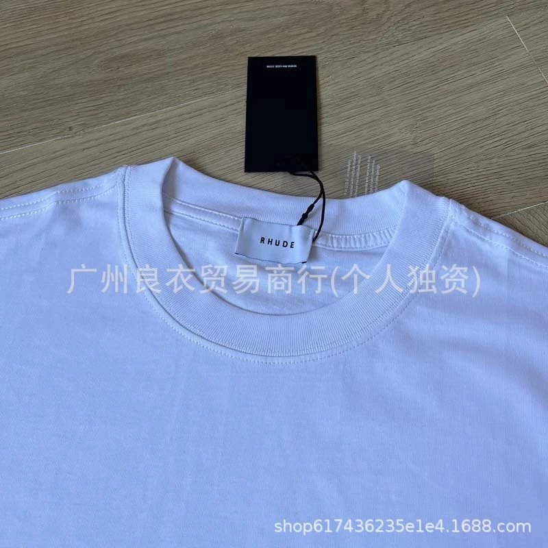 Rhude St. Rhude Hotel Graphic T-Shirt Beige - 16
