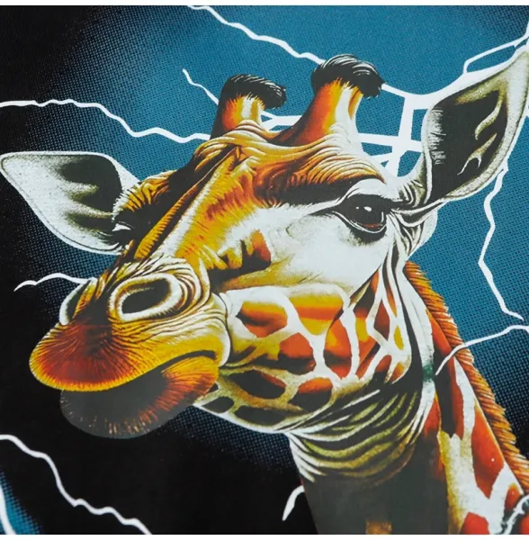Gallery Dept Giraffe Lightning Black T-Shirt - 49