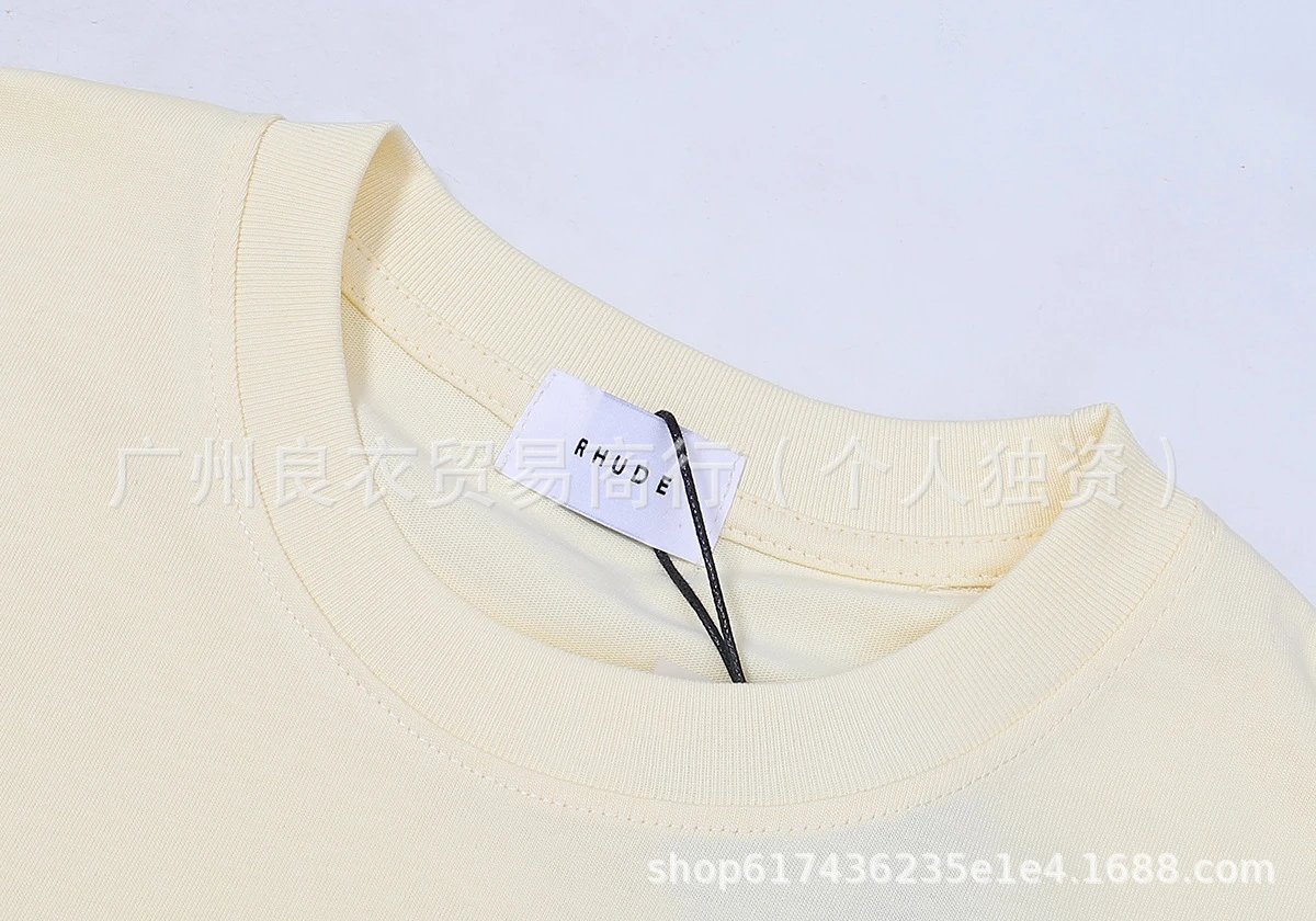 Rhude Mountain Logo Beige T-Shirt - 12