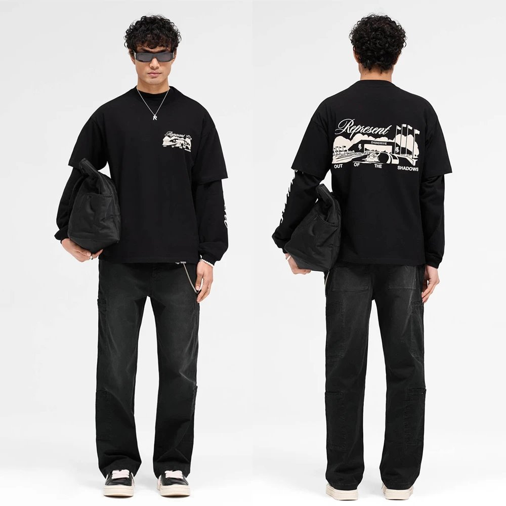Represent Out Of The Ordinary Black Graphic T-Shirt - 4