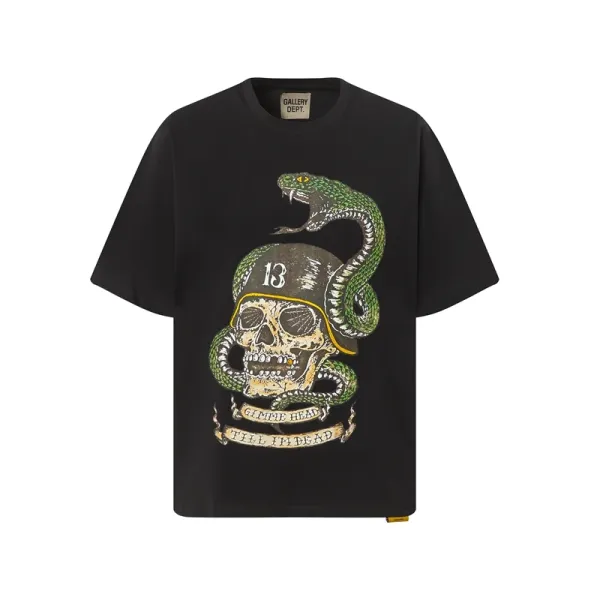 Gallery Dept Giraffe Lightning Black T-Shirt - 22