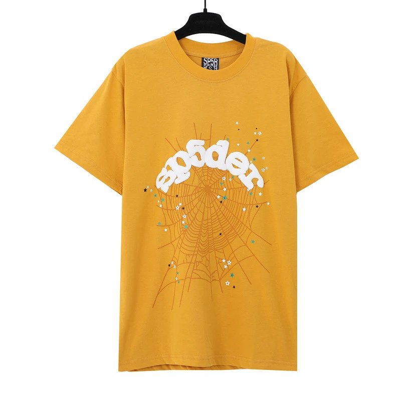 SP5DER Spider Web Graphic T-Shirt Black - 23