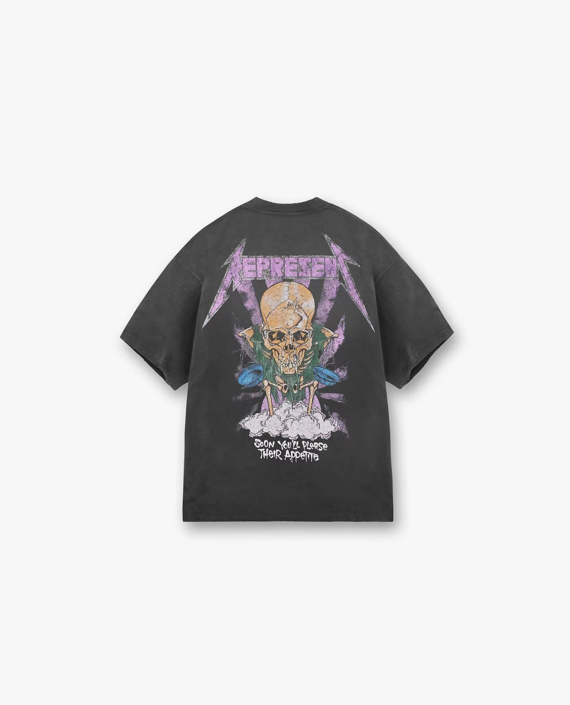 Metallica x Represent And Represent For All Graphic T-Shirt Black - 13