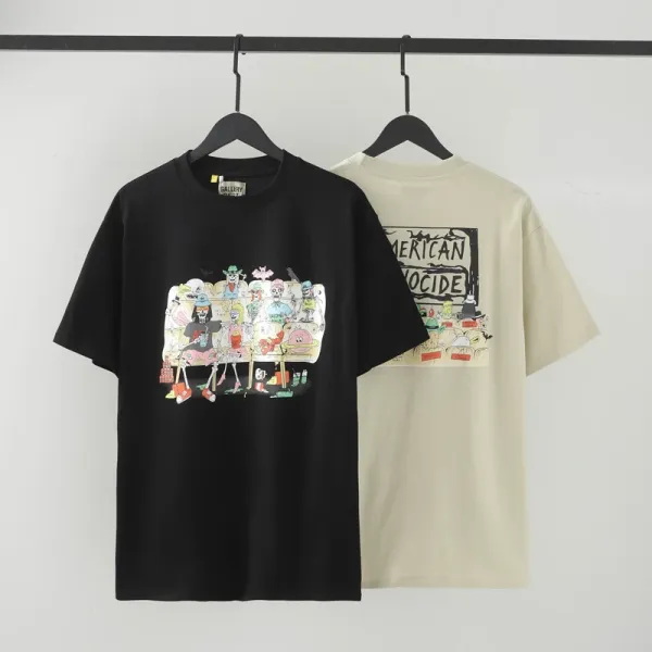 Gallery Dept Giraffe Lightning Black T-Shirt - 10