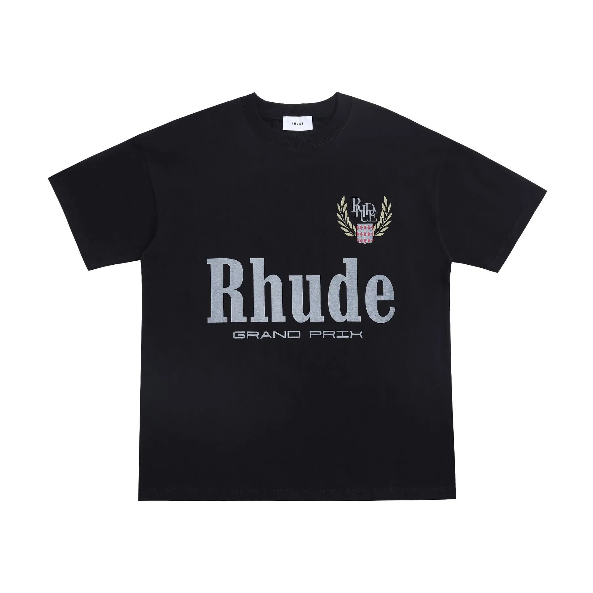 Rhude Leopard Print Graphic T-Shirt Beige - 29