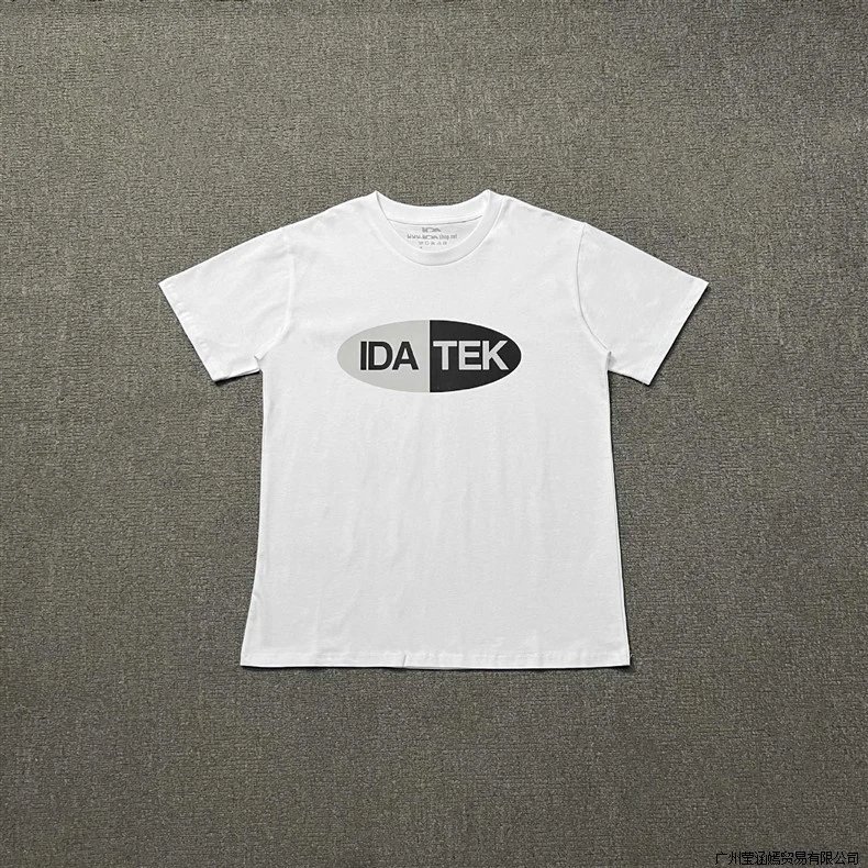 Design IDA Logo Print Black T-Shirt - 8