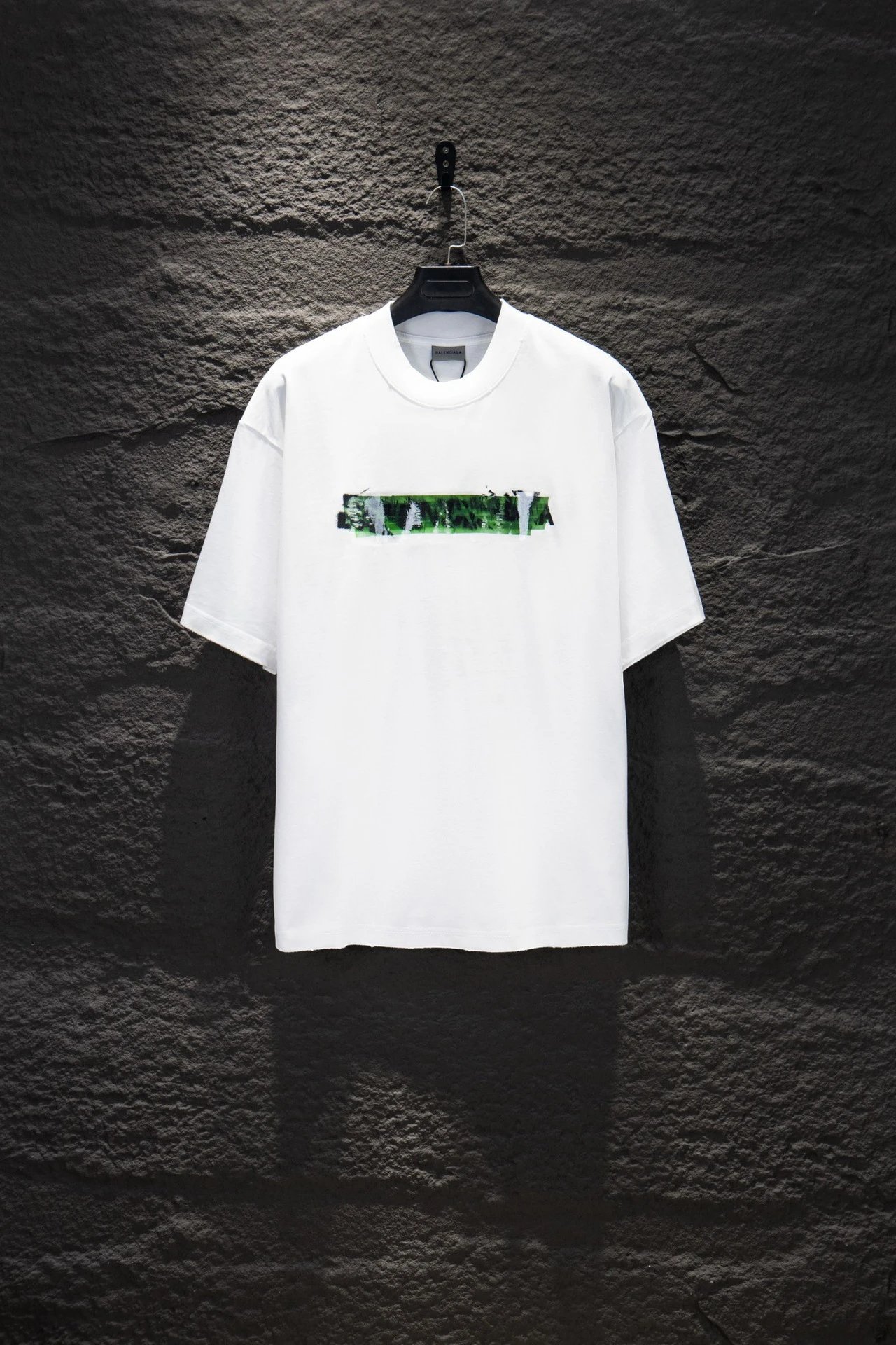 Balenciaga Band Logo Graphic T-Shirt Black - 9