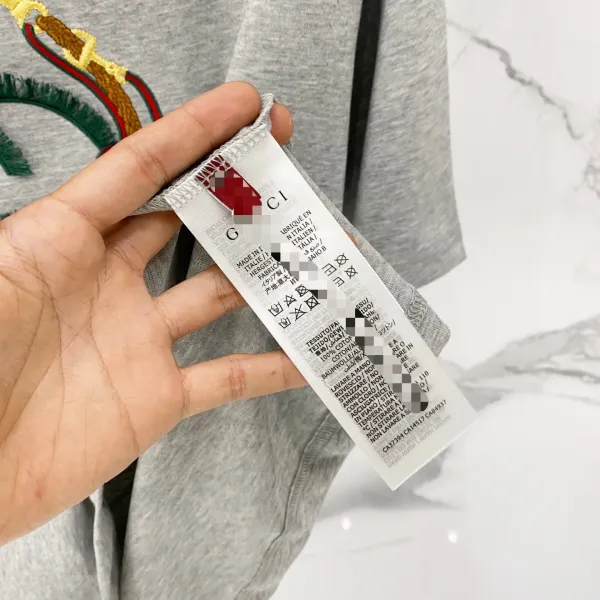Gucci Floral GG Logo Print Cream T-Shirt - 10