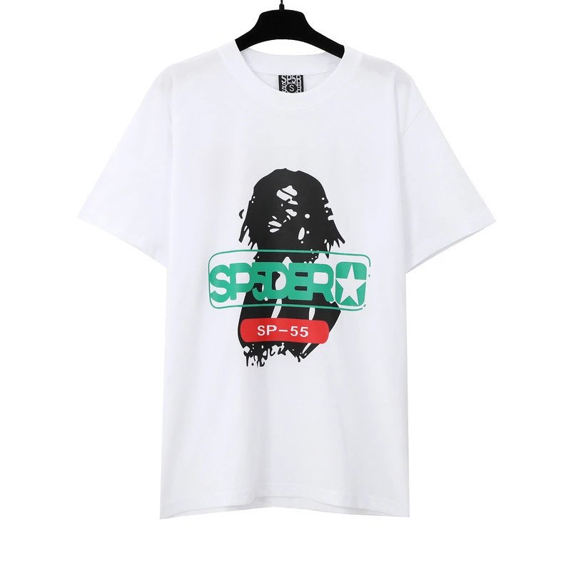 SP5DER Spider Web Graphic T-Shirt Black - 18