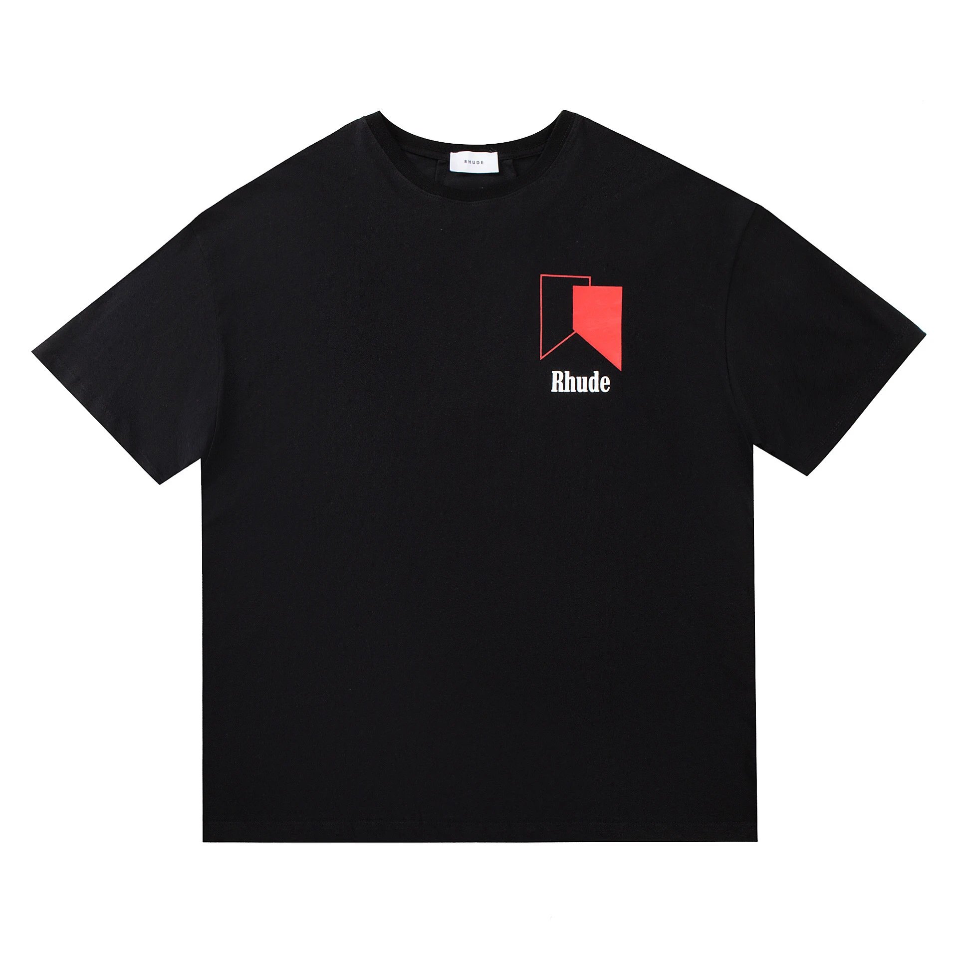 Rhude Leopard Print Graphic T-Shirt Beige - 31