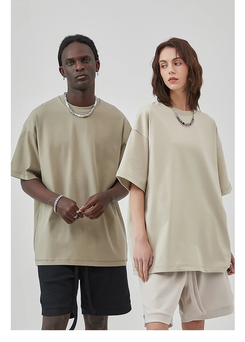 Arte Artie Master 385G Pure Cotton Oversized T-Shirt Dark Gray T-Shirts - 33