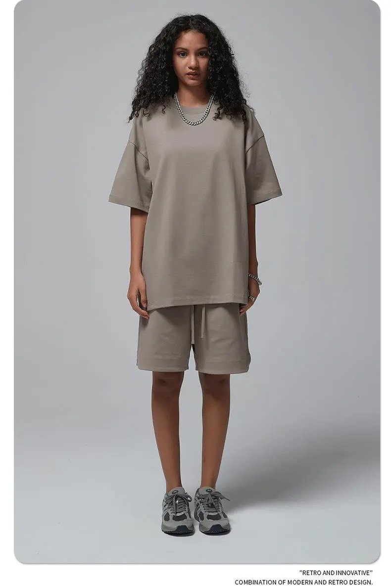 Arte Artie Master 385G Pure Cotton Oversized T-Shirt Dark Gray T-Shirts - 46