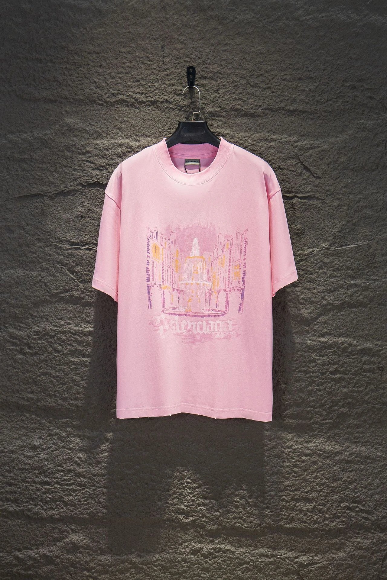 Balenciaga Band Logo Graphic T-Shirt Black - 3