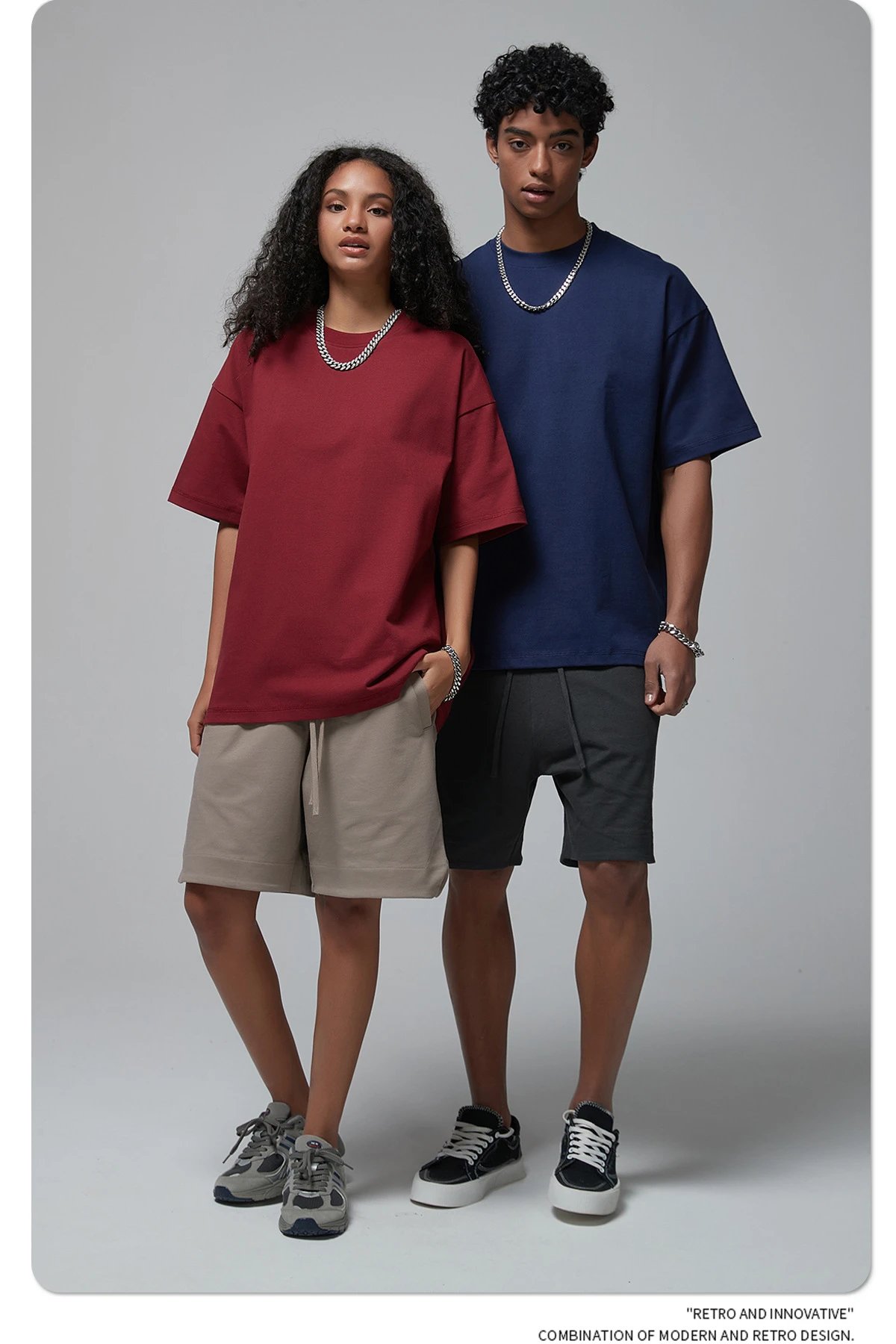 Arte Artie Master 385G Pure Cotton Oversized T-Shirt Dark Gray T-Shirts - 76