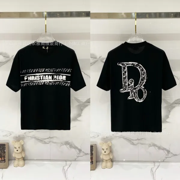 Dior x Christian Dior Couture Black Graphic T-Shirt - 21