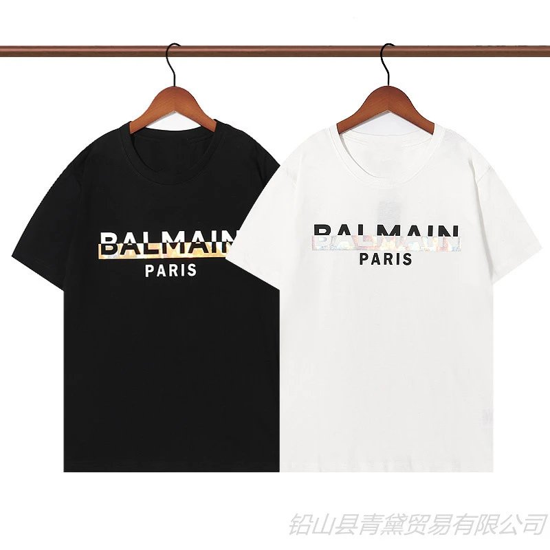 Balmain Logo Graphic Black T-Shirt - 16