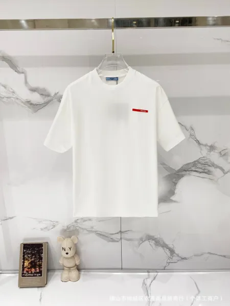 Prada Pocket Detail T-Shirt White - 28