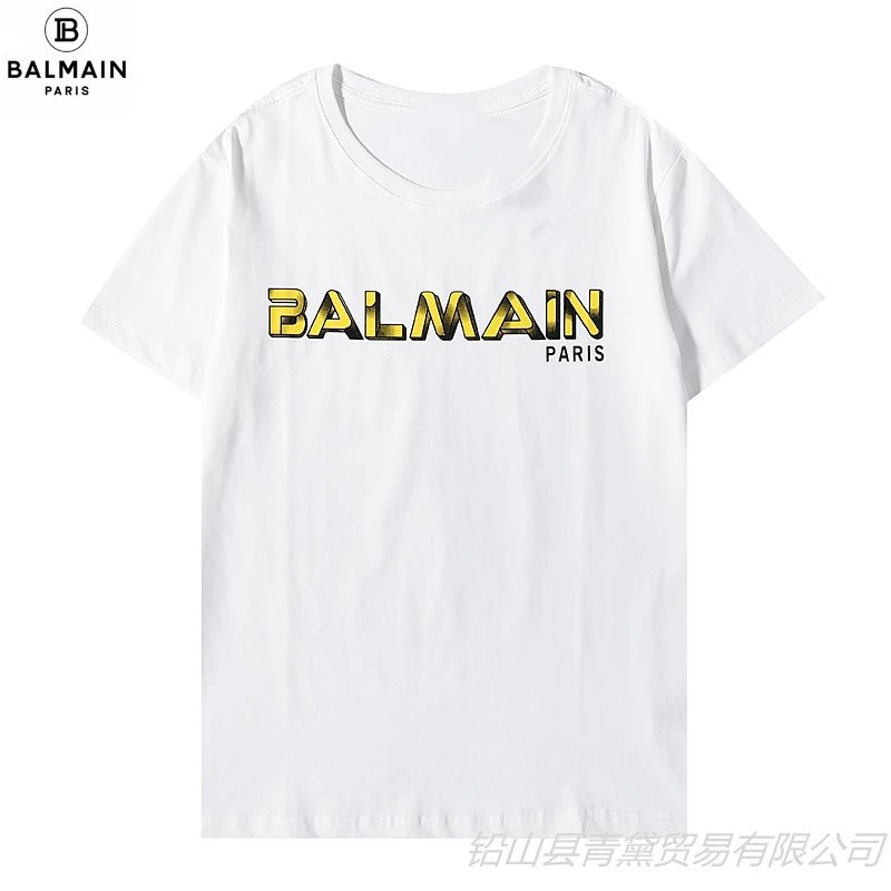 Balmain Logo Graphic Black T-Shirt - 50