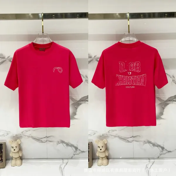 Dior x Christian Dior Couture Black Graphic T-Shirt - 43