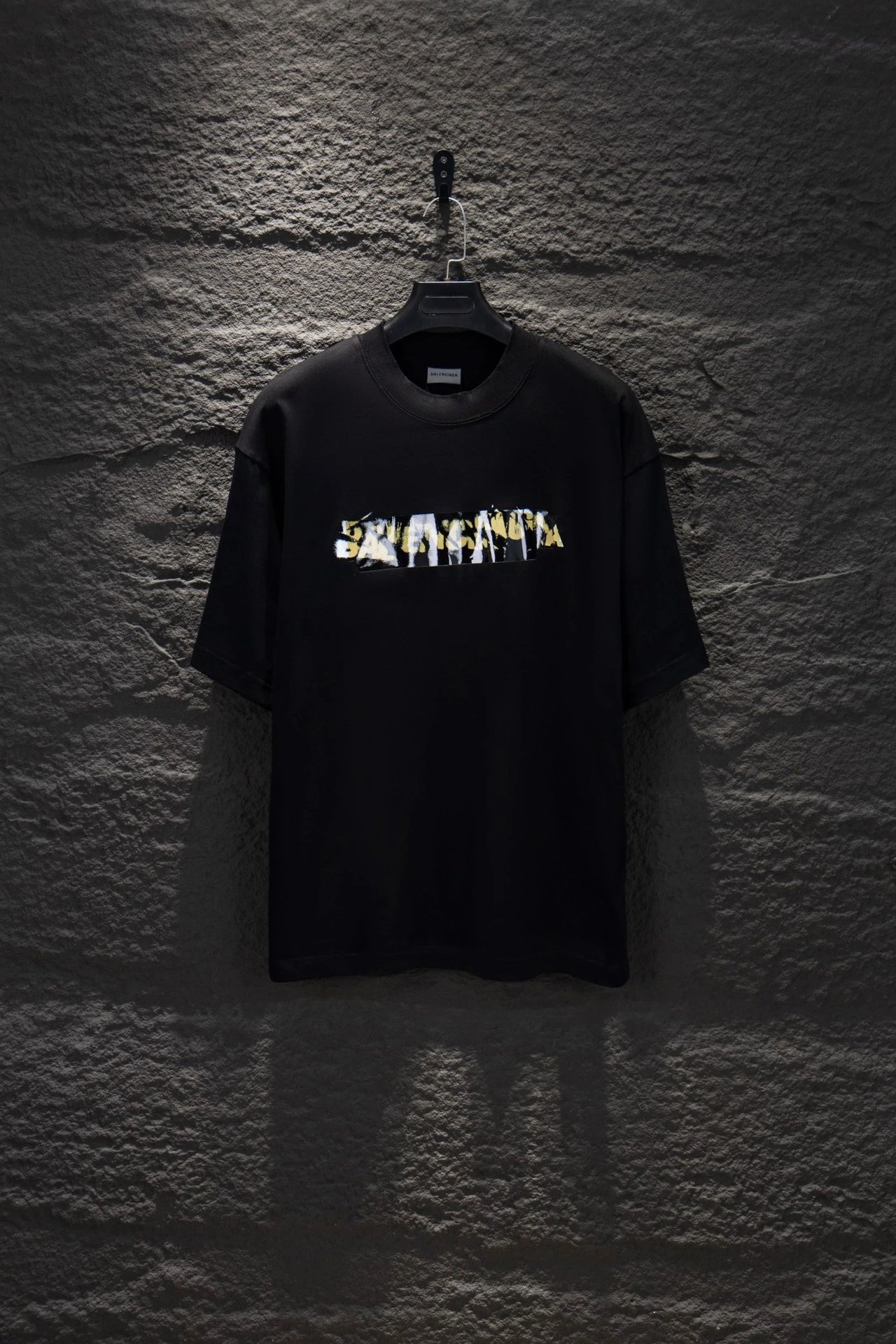 Balenciaga Band Logo Graphic T-Shirt Black - 8