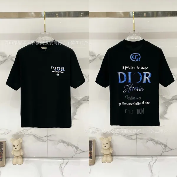 Dior x Christian Dior Couture Black Graphic T-Shirt - 23